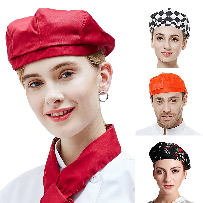 Food Service Chef Hat Hotel Catering Waiter Working Kitchen Baking Cafe Bar