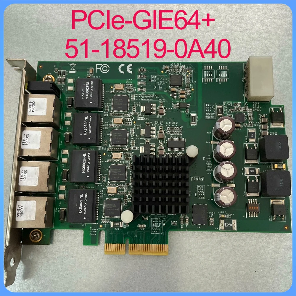 For ADLINK PCIe-GIE64+ 51-18519-0A40 acquisition card 1 For ADLINK PCIe GIE64 51 18519 0A40 acquisition card