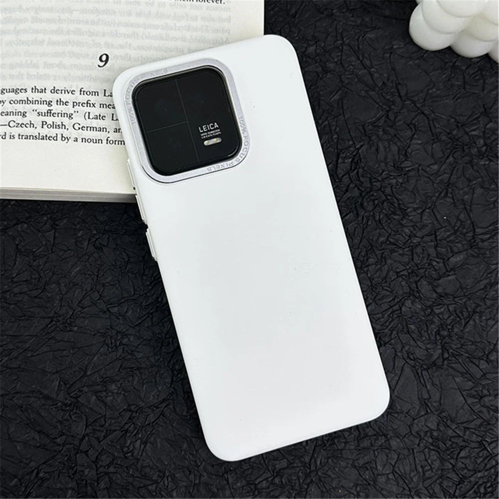 Luxury Matte Solid Color Shockproof Phone Case with Slim Metal Camera Protection