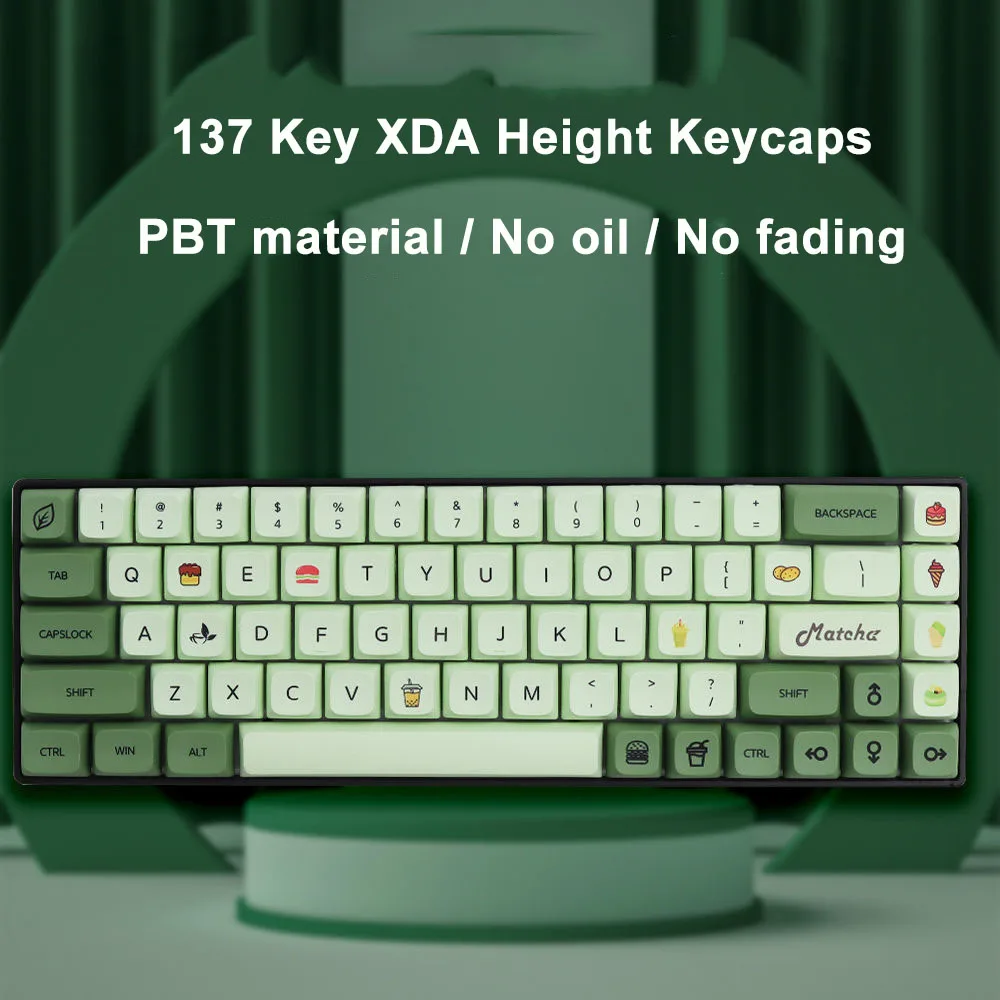 

Keycaps for Mechanical Keyboard137 Keys ABS Contrast Color Keycaps OEM 61/87/104 Layout Double Transmission Key Cap Keyboard Kit