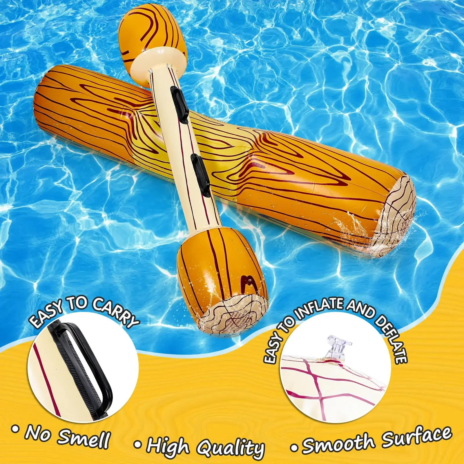 Pool Fighting Float Row Toy 2 Player Water Sport Inflatable Floating Playing Game Swimming Ring Gladiator Raft for Kid Adult Toy 3