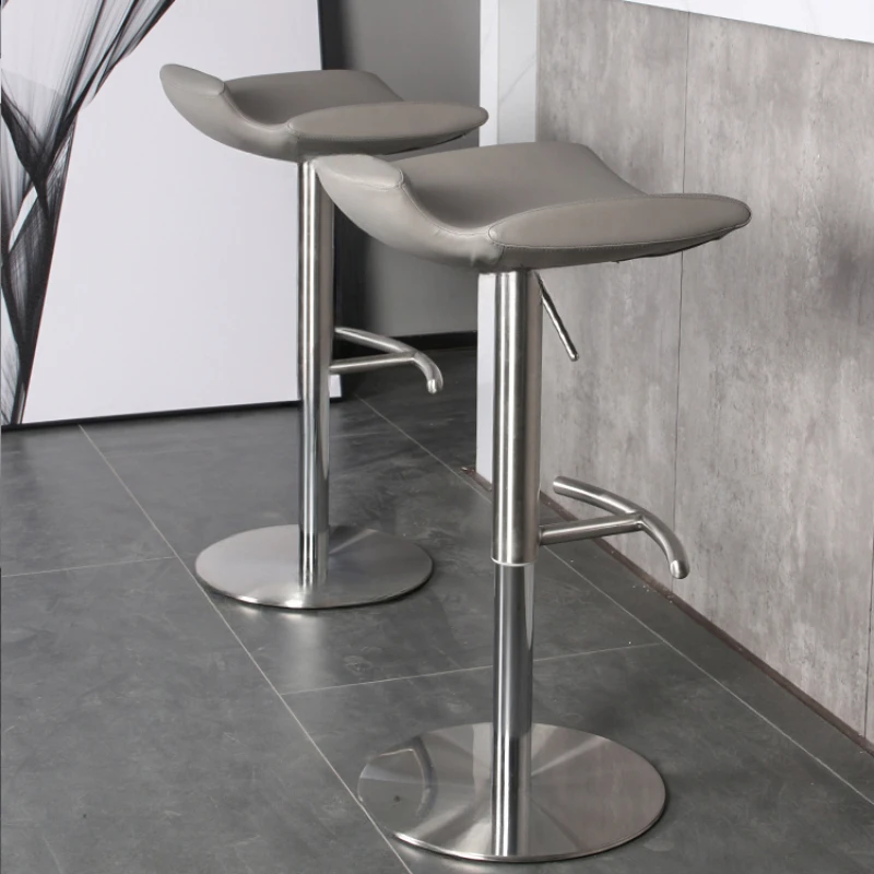 

Salon Design Bar Chairs Rotating Modern Workshop Office Bar Chairs Breakfast Mental Cadeira Sandalye Bar Furniture WN50BC