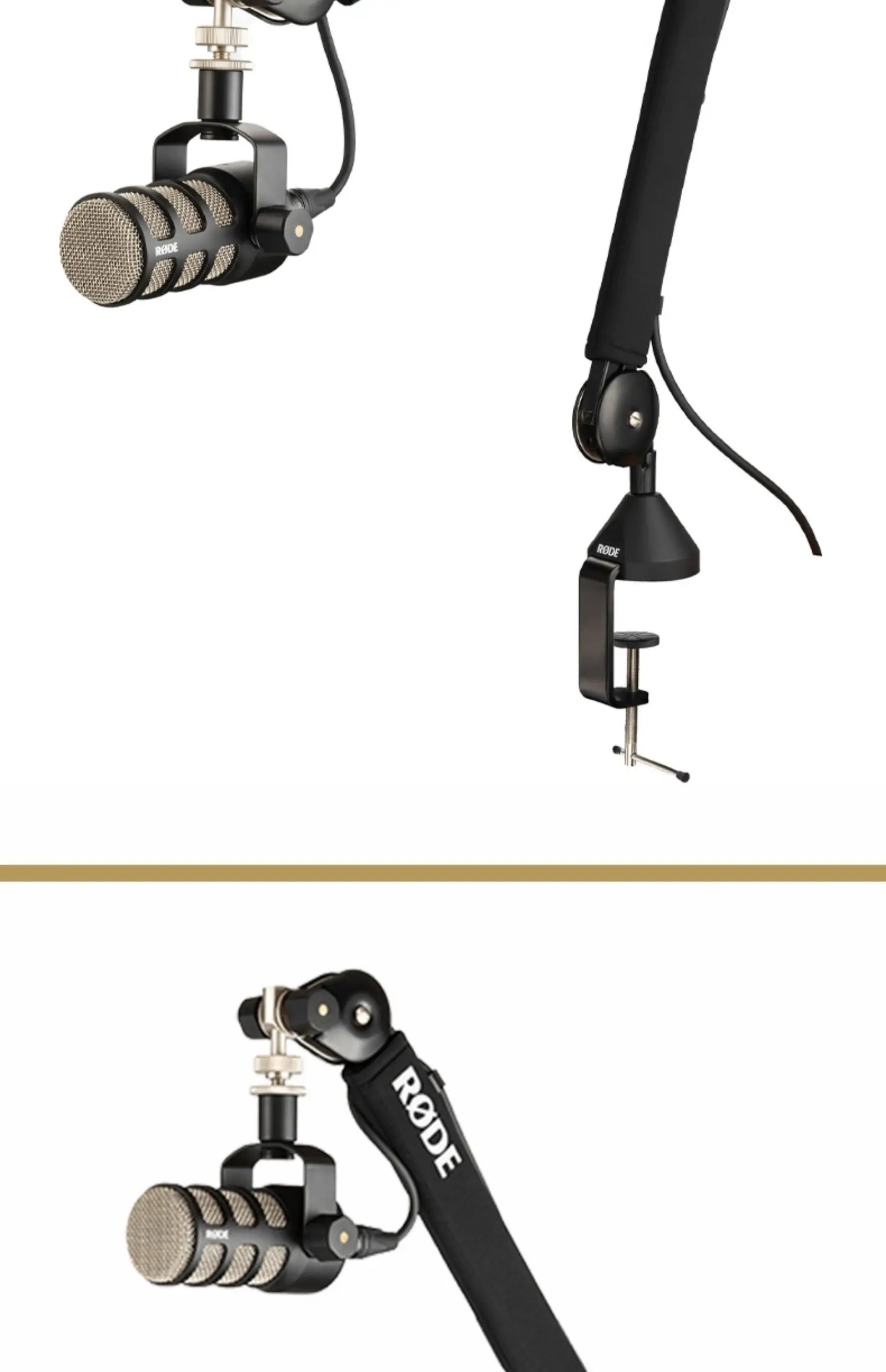 Rode PSA1 Microphone Desktop Telescopic Arm for Podcasters, Streamers and Broadcasters
