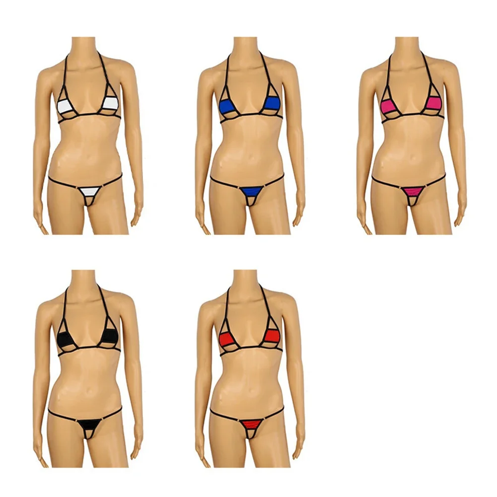Exotic Swimwear Sexy Lingerie Swimwear For Holiday For Vacation Moderate Elasticity Regular Length Sleeveless