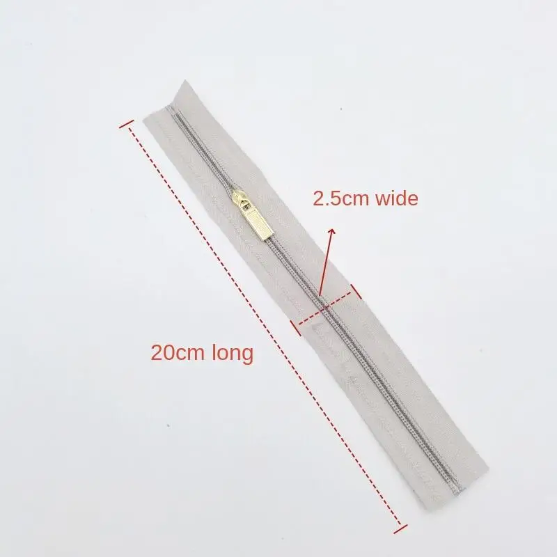5/10pcs 나일론 지퍼 20cm 오픈형 지퍼 (가방, 주머니, 의류 장식, 지퍼 수리 키트, DIY 바느질 액세서리용)