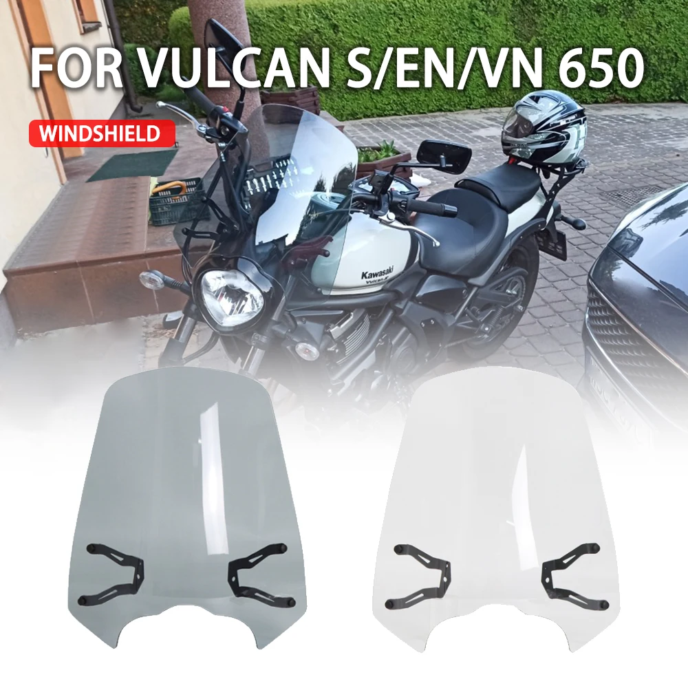 Parabrezza Per Kawasaki Vulcan S 650 En650 Vn 2015-2022 Accessori Moto Parabrezza Parabrezza Scudo Staffa