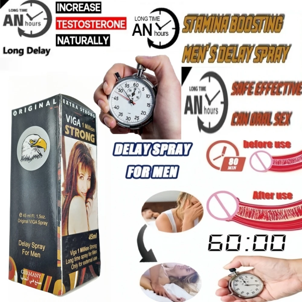 

1 Million Delay Spray for Men Penis Anti Premature Ejaculation Man Erection Lasting 60 Minutes Penis Enlargment Prolong