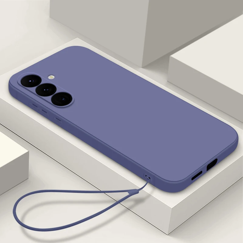Soft Silicone Lanyard Phone Case Cover