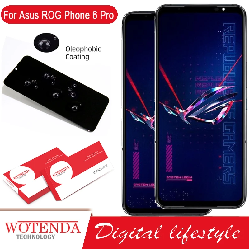 Pro Asus Rog Phone 16 Ram Display Screen Touch For Asus ROG Phone