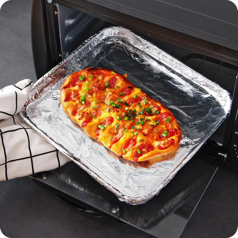 Tinfoil Paper Home Cooking Baking Aluminium Tin Foil BBQ Silver Oil Paper 5M Baking Paper