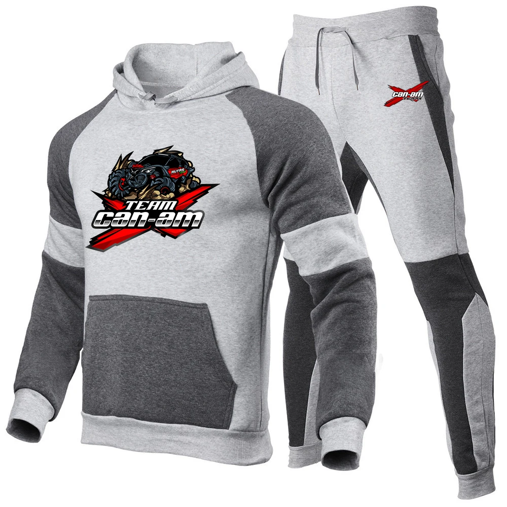 Men Casual Sportswear Hoodie Pants Tracksuits