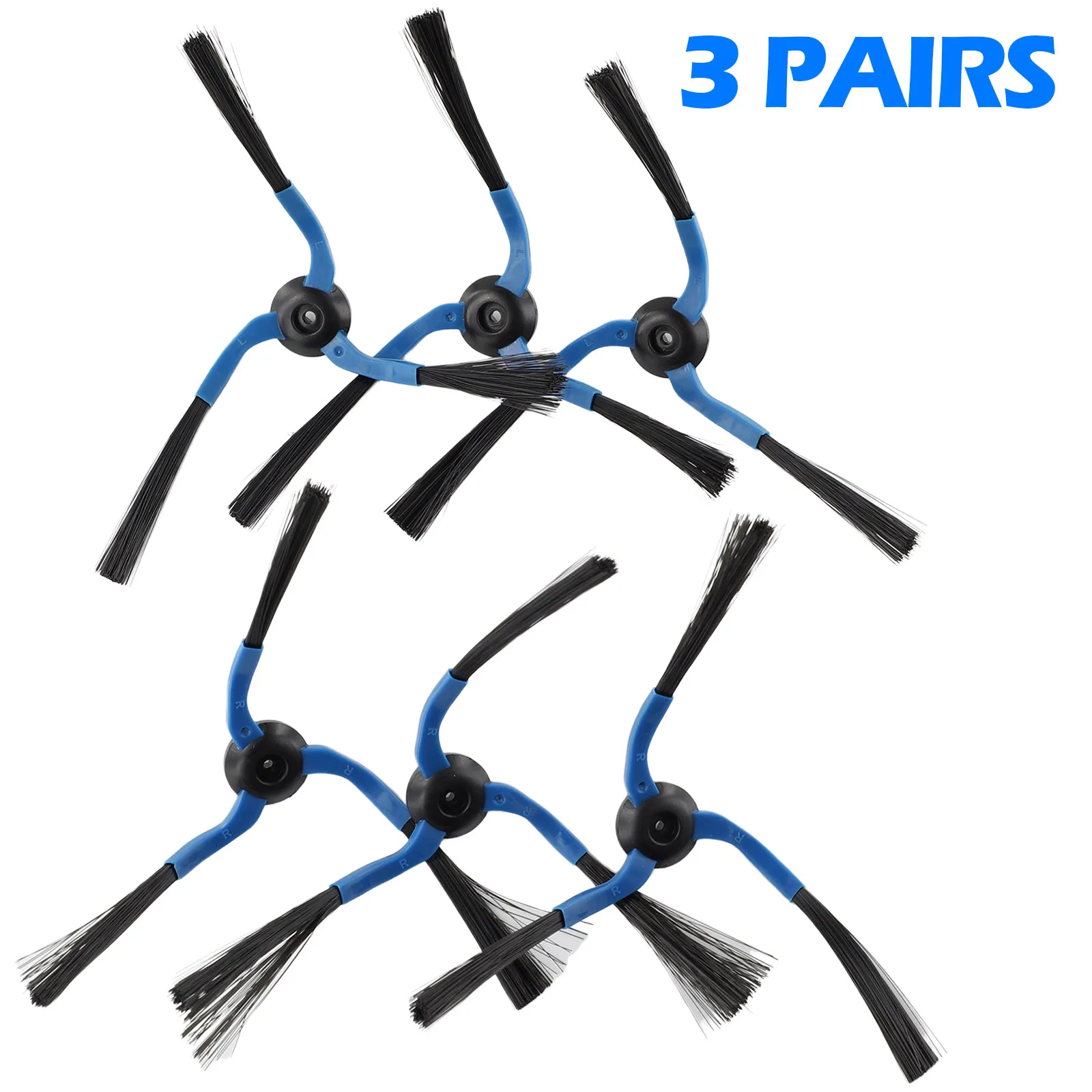PACK Spazzola Centrale In Silicone + 2 Spazzole Laterali In Silicone Per Netbot S15 20
