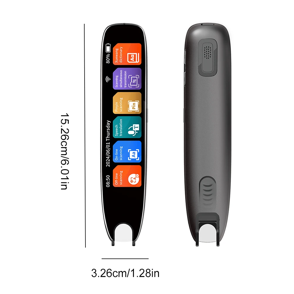 S65 Smart Scanner Translator Pen Recording Pen 3.7Inch 142 Languages Intelligent Scanning Point Reading Online/Offline Modes