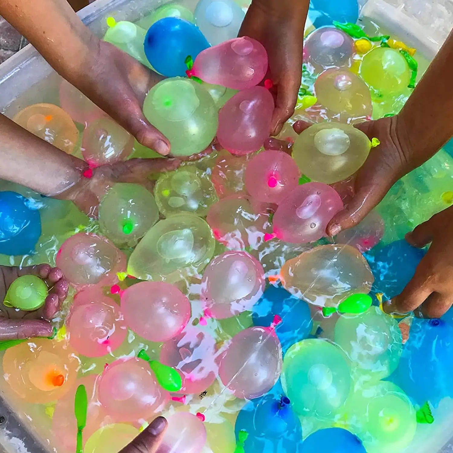 Water Balloons, Rapid-Filling Self-Sealing Water Balloons Colorful Balloons, Splash Water Balls Summer Fun Outdoor Toys 4