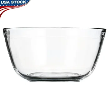 Durable 4Qt Glass Mixing Bowl – Microwave & Dishwasher Safe 1