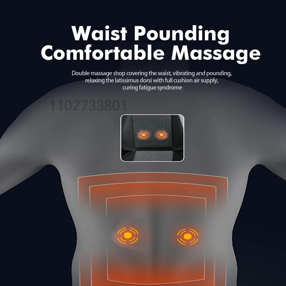 USB 선풍기 빠른 송풍 환기 냉각 시트, 자동 온 오프 마사지, 여름 쿨 에어 시트 쿠션, DC 12V