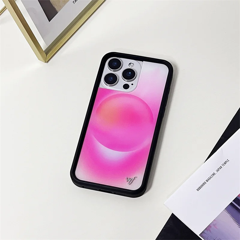Wildflower 3D Floral Phone Case with Moon and Love Heart Design