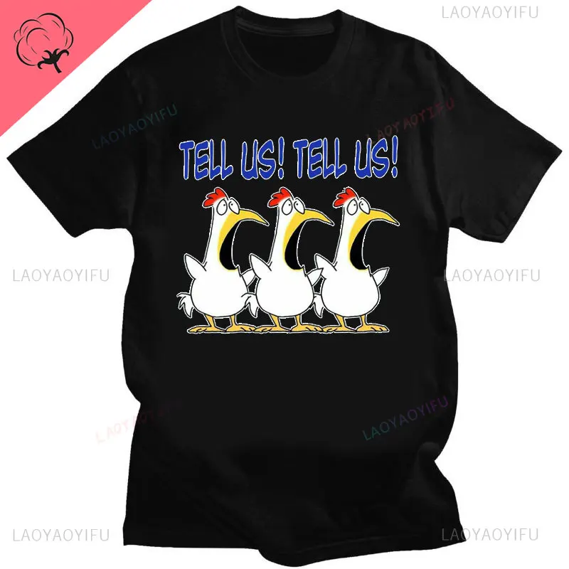ME SUDA LA POLLA Cute Chicken Cartoon Print Tshirt Men Women Casual Cotton Unisex Sports Top T Shirt Streetwear Creativity Shirt