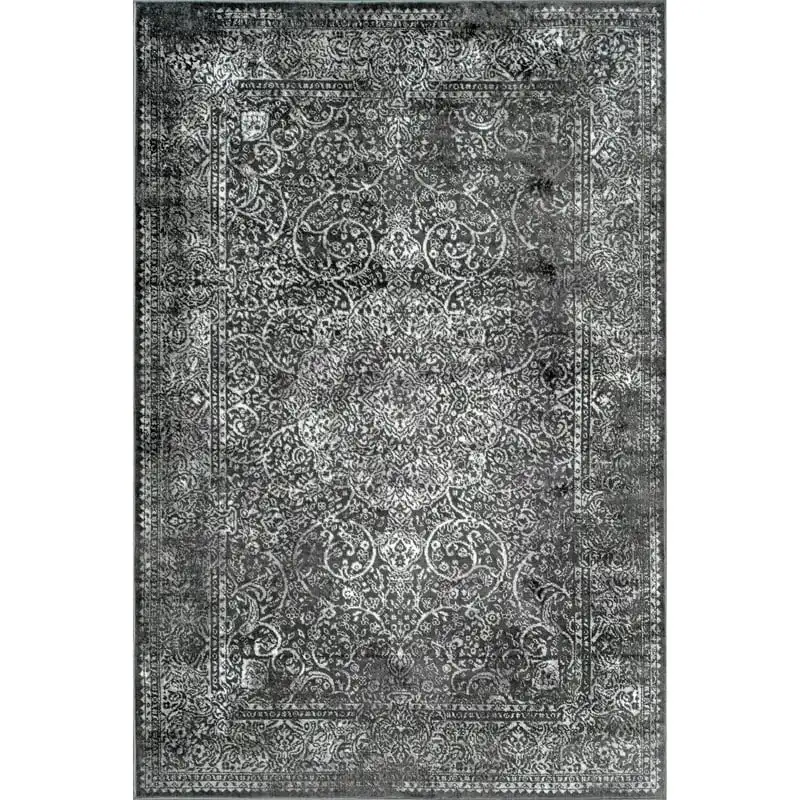 

Персидский коврик, 4 'x 6', темно-серый