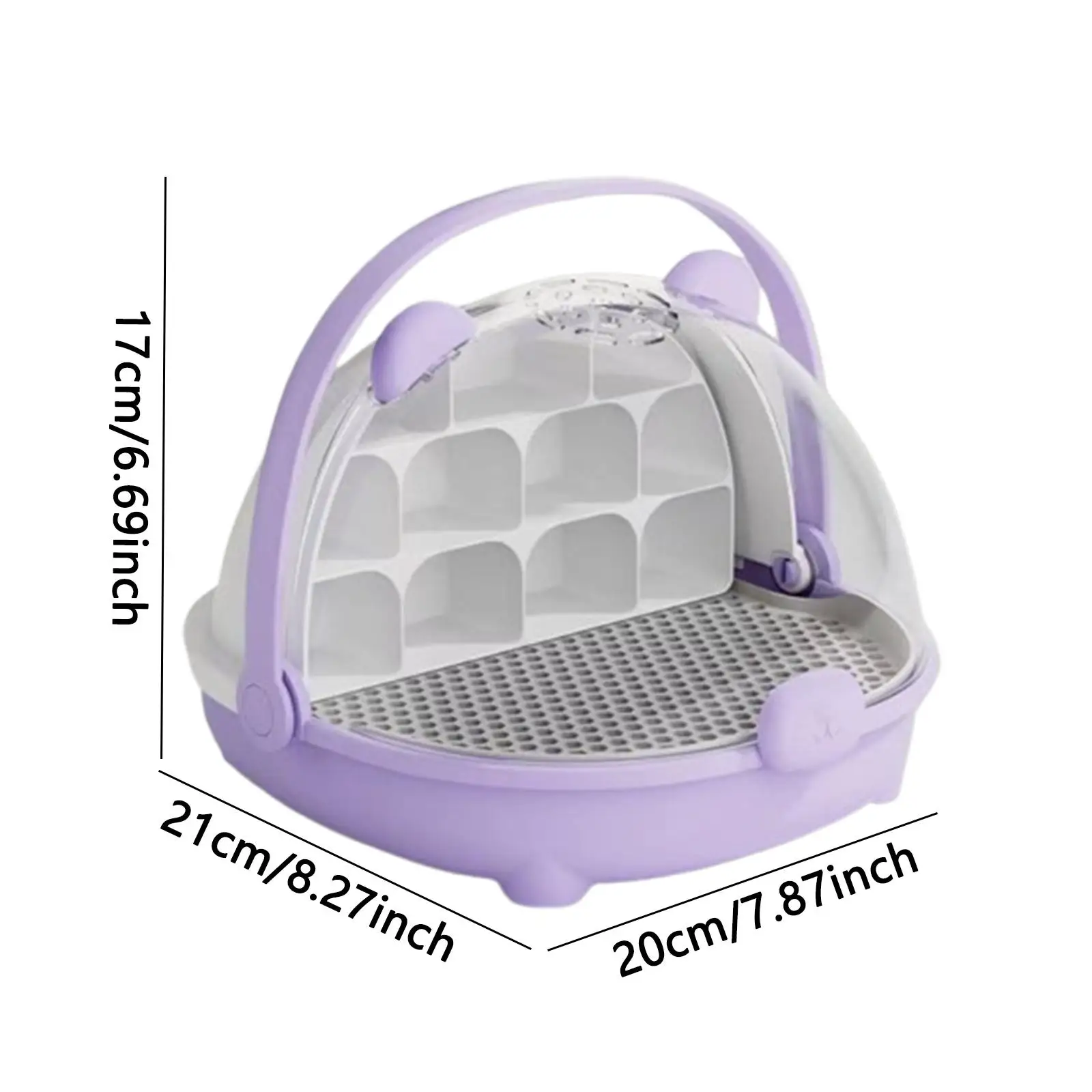 Silkworm Breeding Box Habitat Cage Portable Breathable for Silkworms Turtles Reptile Feeding Box Silkworm Hatching Container