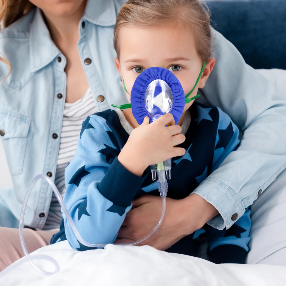 Lot de 6 housses CPAP lavables en coton de différentes couleurs, parfaites pour alterner et garder une hygiène optimale.