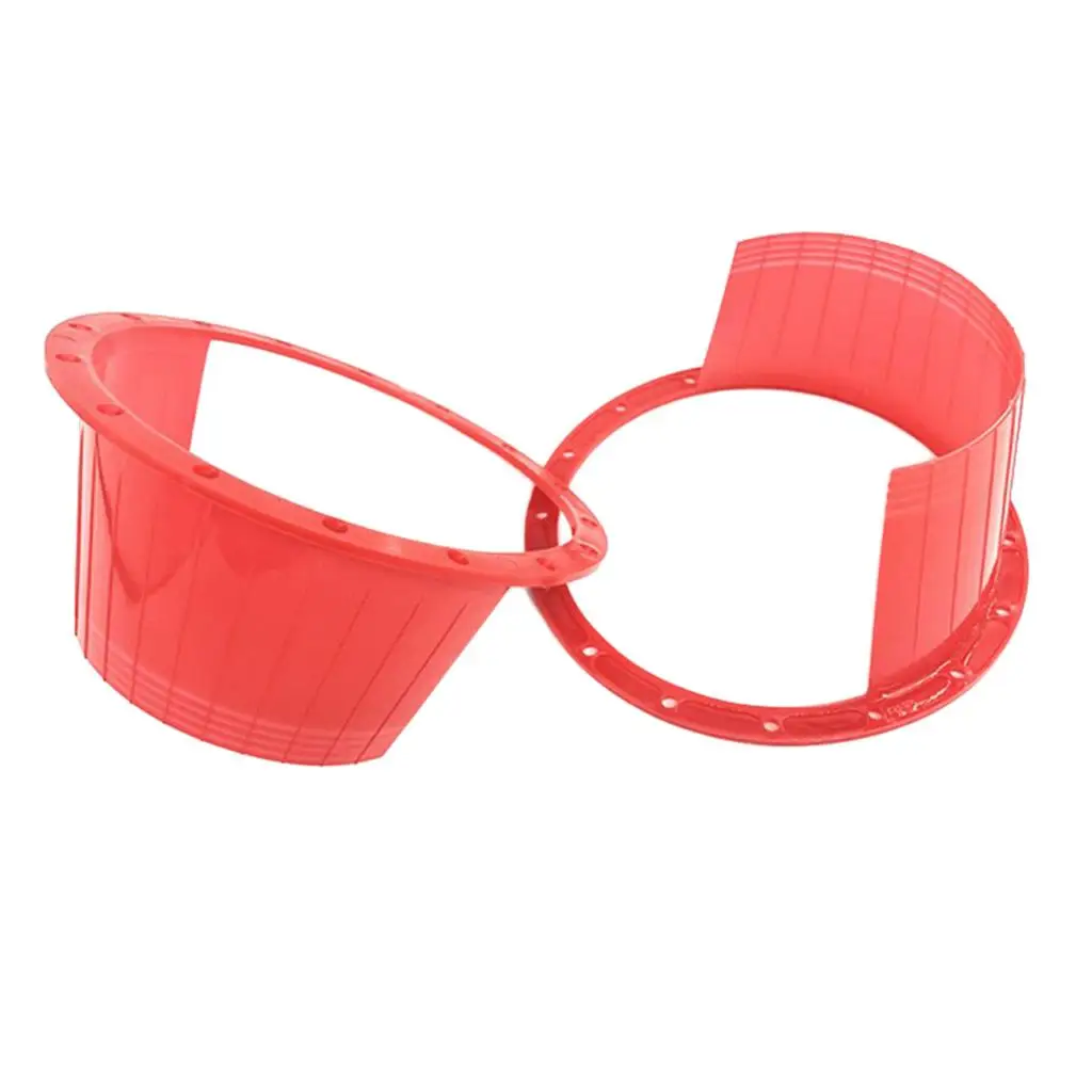 2pcs 6.5'' Car Speaker Waterproof Cover Car Horn Plastic Spacer Protective