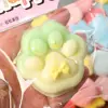 Simulation Cat Paw Squishy Fidget Toy Cute Plush Cat Paw Silicone Slow Rebound Pinch Decompression Toy Stress Release Vent Toy 2