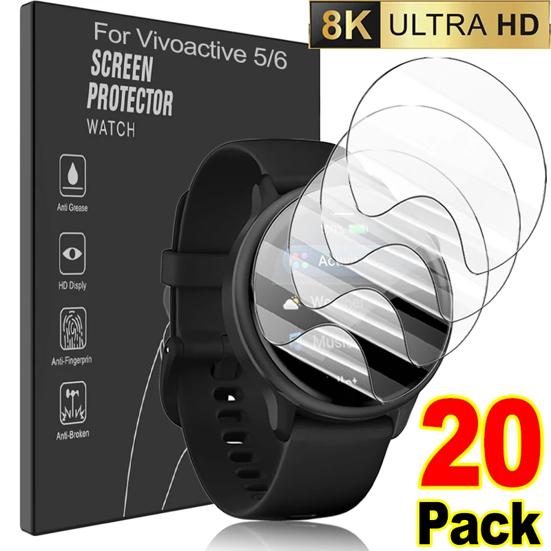 Hydrogel Film Screen Protector for Garmin Vivoactive Smartwatch