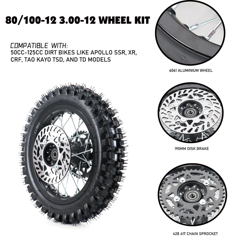 12 Inch Bike Tire ICONSPORTSS 12