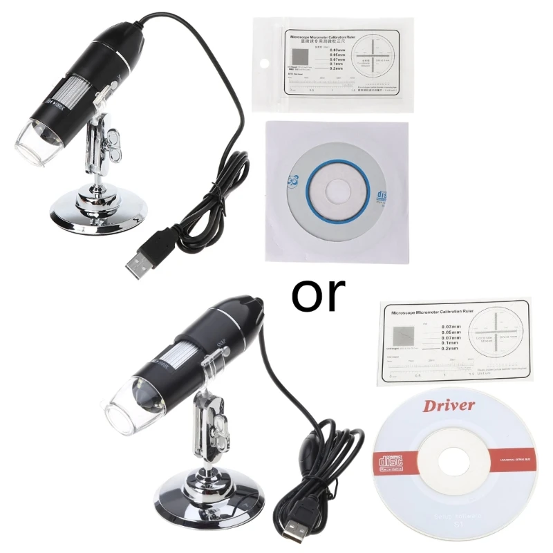 

1000X Digital Microscope Camera USB Endoscope 8 LED Magnifier Brightness for PCB