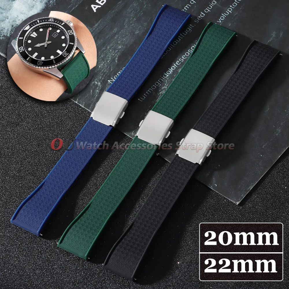 Enhanced Waterproof Adjustable Silicone Watch Strap - Universal Design
