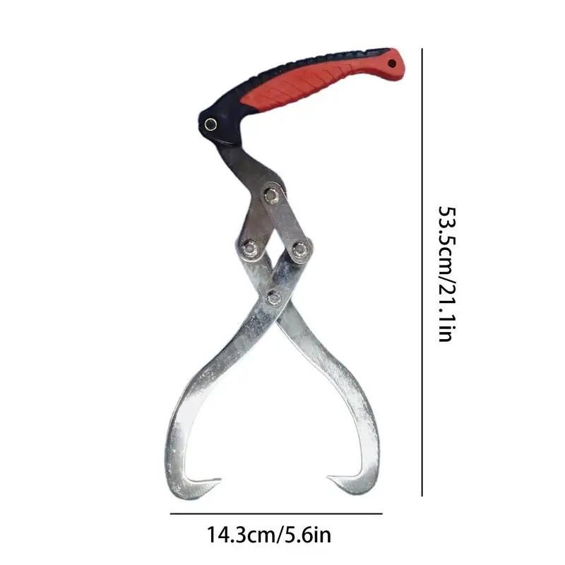 Gleitzange Mit Holzgriff 45,7 Cm | 2-Krallen-Zange Zum Heben & Tragen Von Holz & Schweren Gegenständen