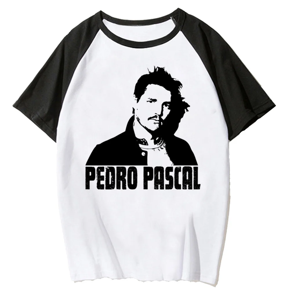 

Pedro Pascal t shirt women Y2K t-shirts girl harajuku clothes