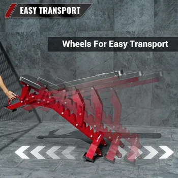 Major Fitness Weight Bench, Capacity Bench Press and 32 Adjustable Positions Strength Training Bench for Garage and Home Gym 4