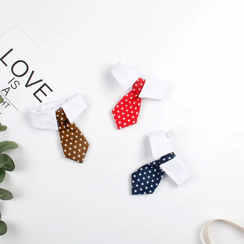 Dog Cat Striped Bow Tie Pet Grooming Accessories Puppy Bowties Neckties Adjustable Christmas Cat Collar Decorate For Small Dog 3