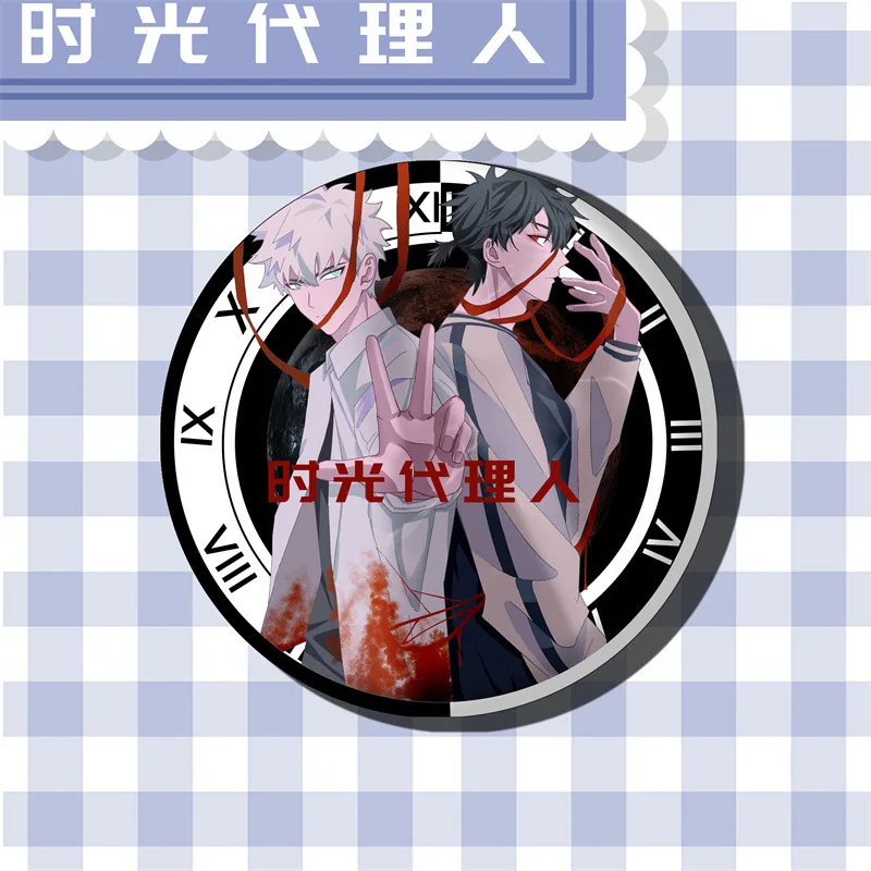 sexy anime cosplay Hot  Anime Time Agent Brooch Cheng Xiaoshi Lu Guang Cosplay Badges For Clothes Backpack Decoration Pin Jewelrylry anime halloween costumes Cosplay Costumes