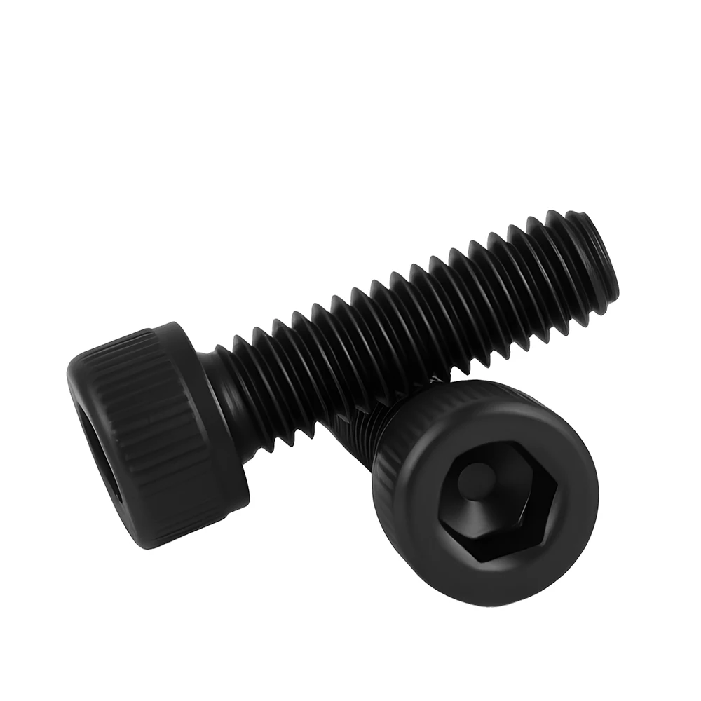 DIN912 검정 육각 소켓 헤드 캡 볼트 나사 탄소강 육각 소켓 헤드 캡 앨런 볼트 나사 M2 M2.5 M3 M4 M5 M6 M8 M10 M12