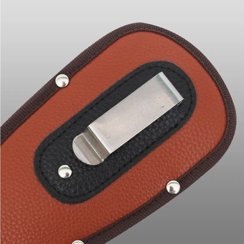 Pruner Sheath Leather Holster Scabbard for Pruning Shears/Garden Scissors Hand Pruner and Folding Knife Holder 5