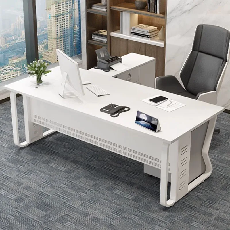 Organizer Writing Desk Computer Executive Students Office Desks Work Reception Counter Scrivania Ufficio Lavoro Furniture