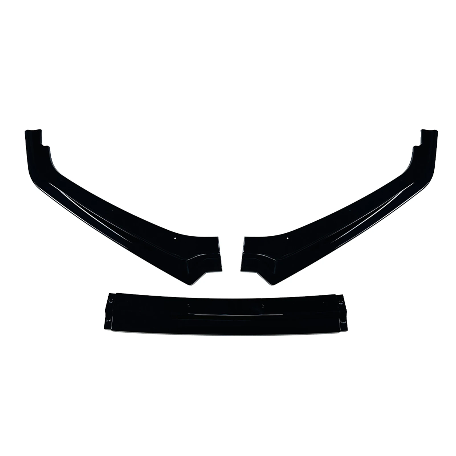 Front Bumper Spoiler Lip Kit For Subaru BRZ 2013-2016 – 3-Piece Gloss Black ABS, Direct Fit