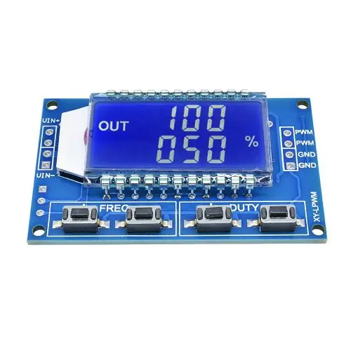 1Hz-150KHz Signal Generator Adjustable PWM Pulse Frequency Function Generator LCD Display Module 3.3-30V 2