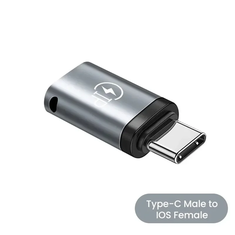 USB Cable Converter Lightning To USB C Adapter 20W Ios