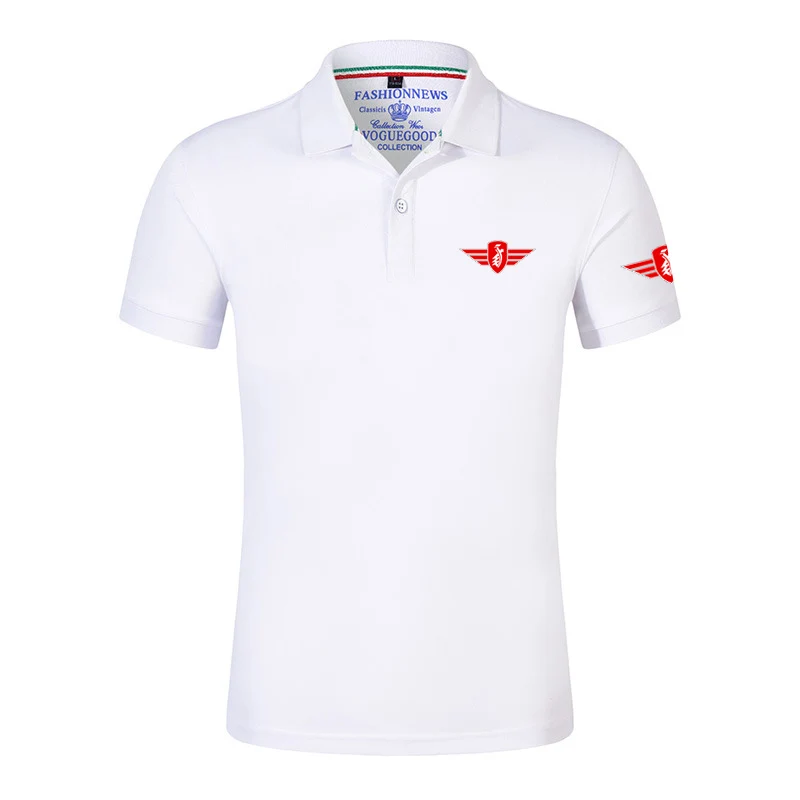 Mens Classic Summer Polo Shirt Casual Short Sleeve Streetwear