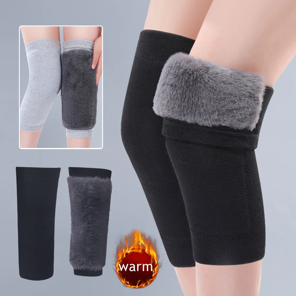 Knee Warmer Quniko Cashmere Wool Knee Brace Pads Unisex Winter Warm Knee  Warmers For Men