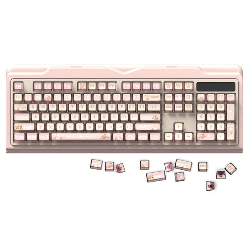

116Keys Cartoon Puddings Translucents Keycaps ASA PBT Color Keycap