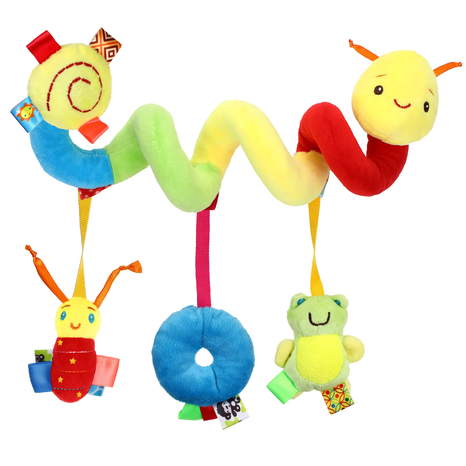 

NUOLUX Kid Baby Crib Cot Pram Hanging Rattles Spiral Stroller&Car Seat Toy with Ringing Bell