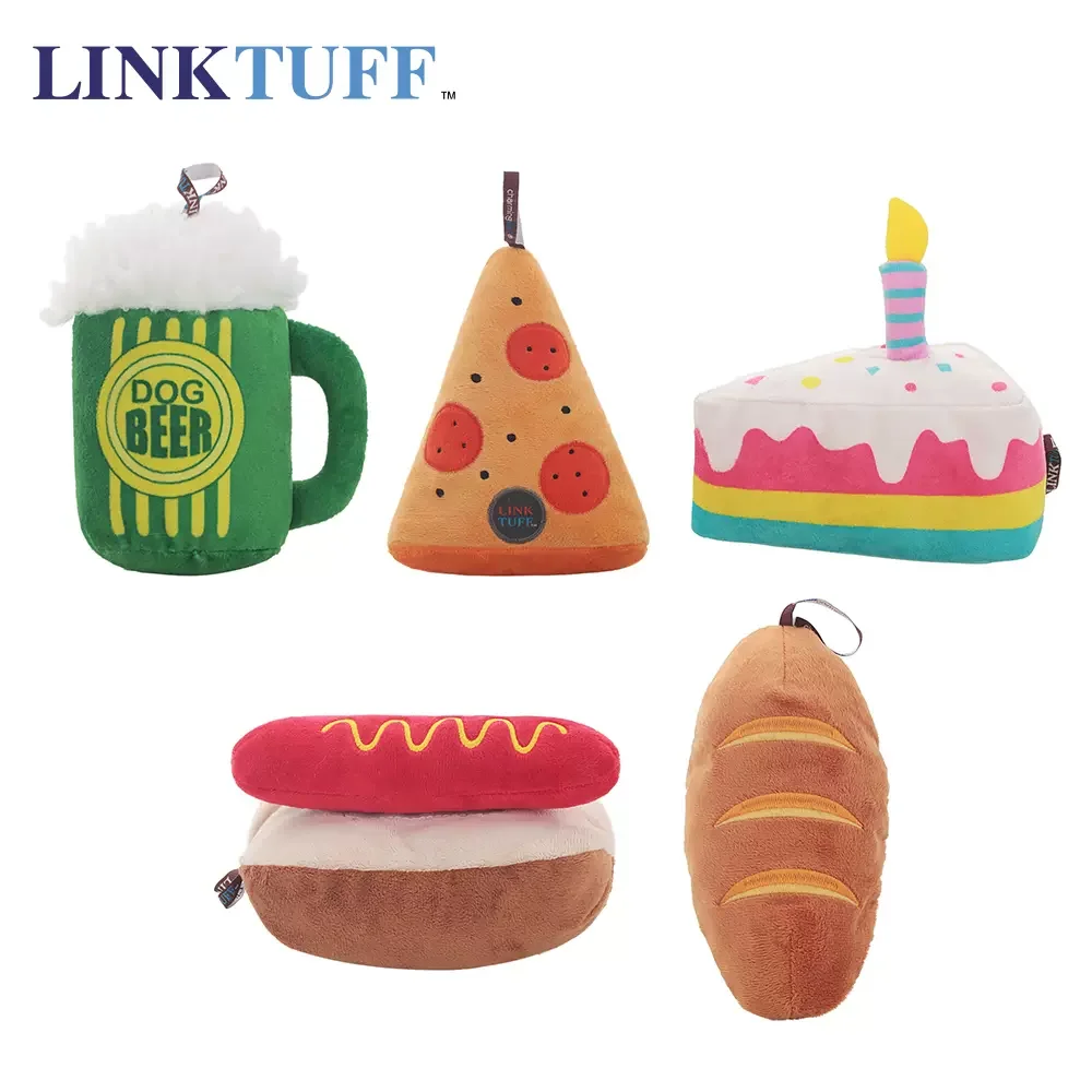 

Link Tuff Squeaky Plush Pet Toys - Party Series