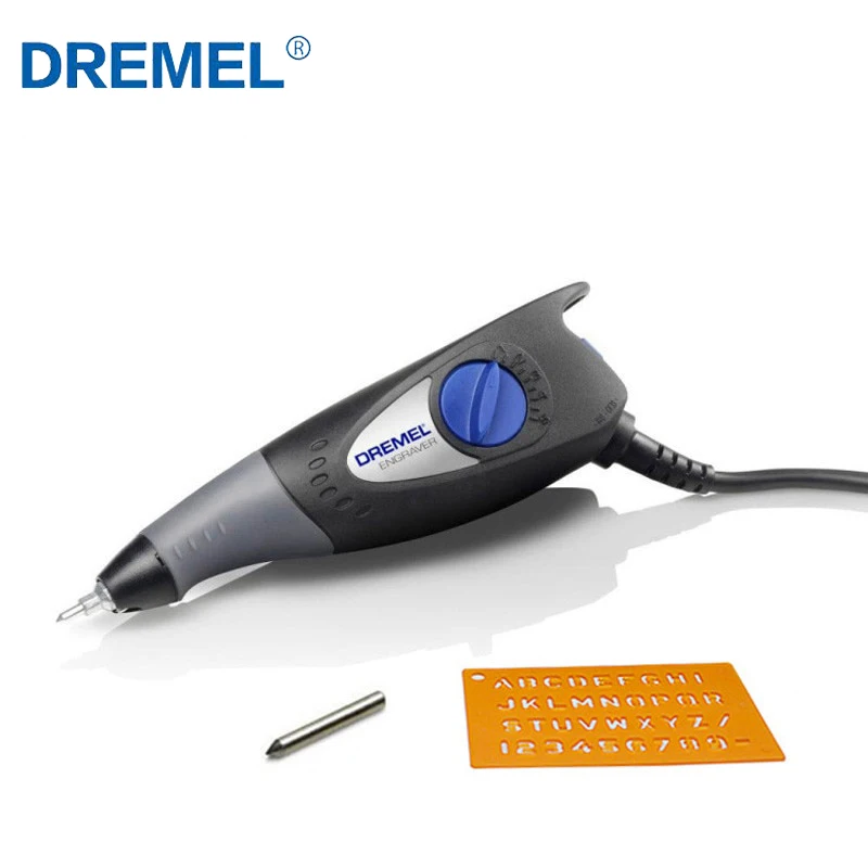 

Dremel 290-01 Electric Engraving Pen Rotary Tool for Wood Metal Stainless Steel Glass Etching with Carbide Tips Craft Stencils