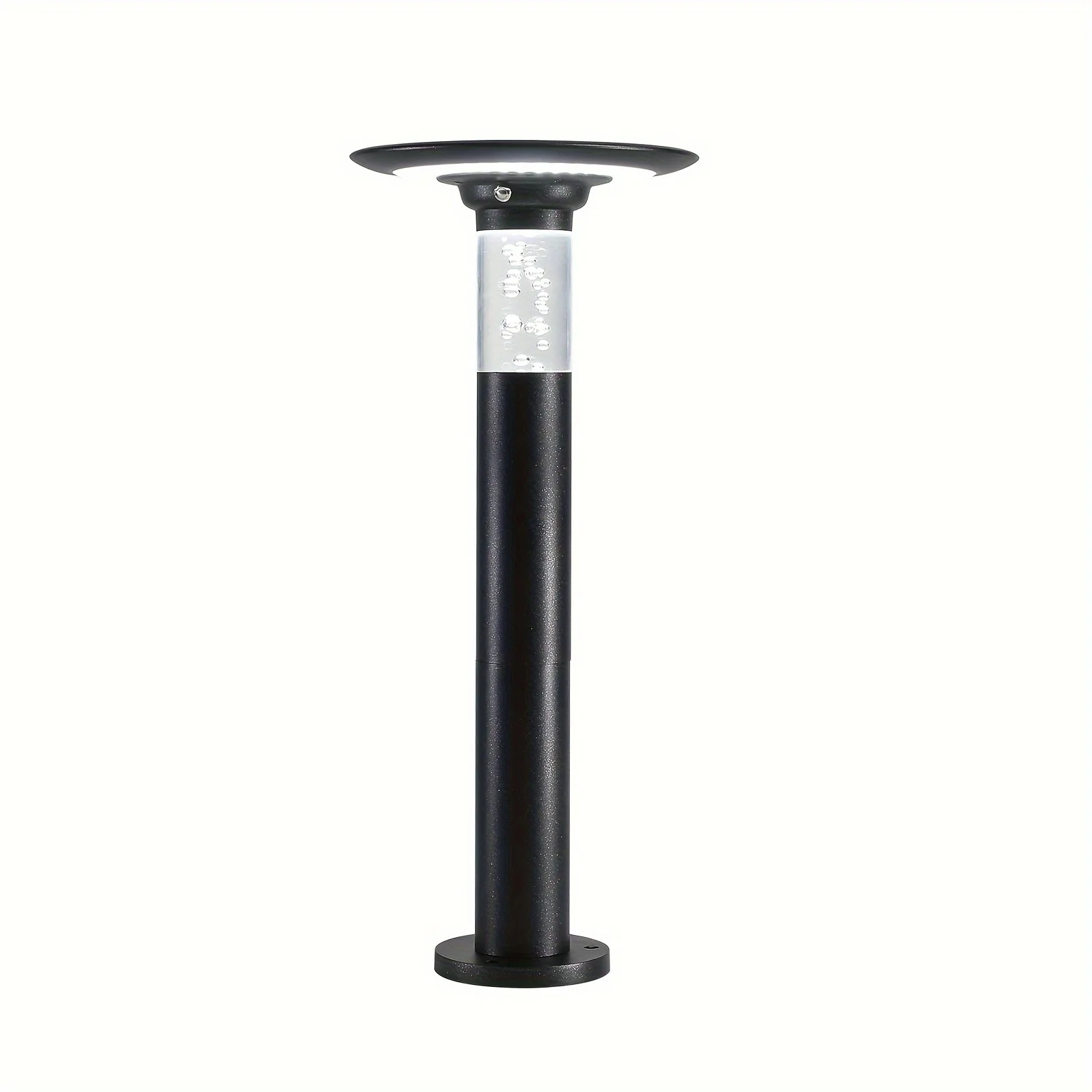 

Modern Minimalist Outdoor Column Headlights Circular Garden Community Wall Lights Courtyard LED Solar Lawn Lights Chinese Style
