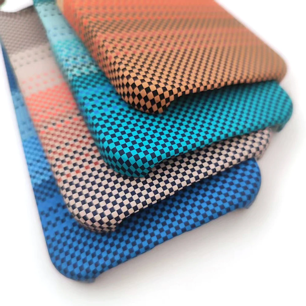 Luxury Ultra-Thin Matte Carbon Fiber Pattern Shockproof Case with MagSafe Compatibility